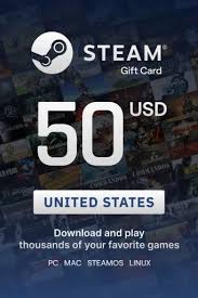 Steam Wallet 50 USD
