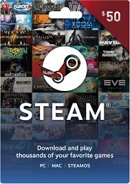 Steam Wallet 50 USD